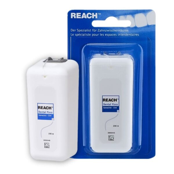 REACH The Original Dental Floss 200m Produkt und Packung