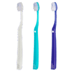 edel+white Eraser Whitening toothbrush in PET box – Flecken einfach wegrubbeln. Stain eraser brush in weiss, blau und lila.