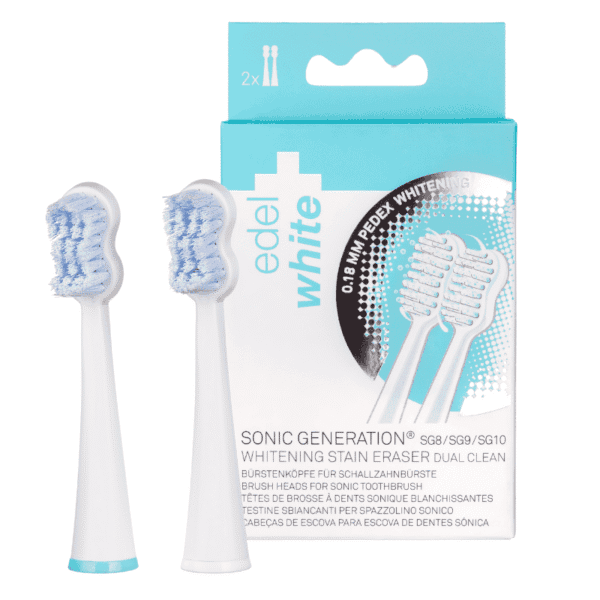 edel+white whitening brush heads