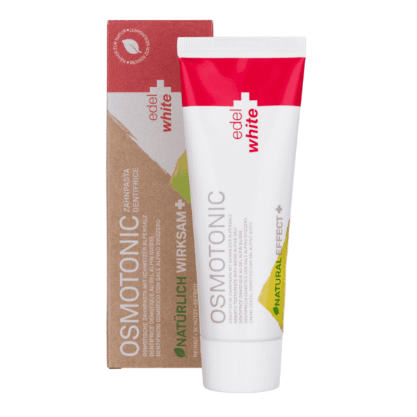 edel+white Osmotonic toothpaste 75ml - Fluoride-free salt toothpaste to combat gingivitis in a natural way