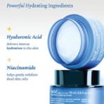 belif Aqua Bomb Sleeping Mask 75ml - powerful hydrating ingredients. hyaluronic acid & niacinamide 