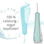 edel+white Flosserpik Power Spa - The champion of mobile oral irrigators with plenty of power. Illustration Product information Various attachments: tongue scraper, Ultrasoft brush head, jet attachment, subgingival attachment 