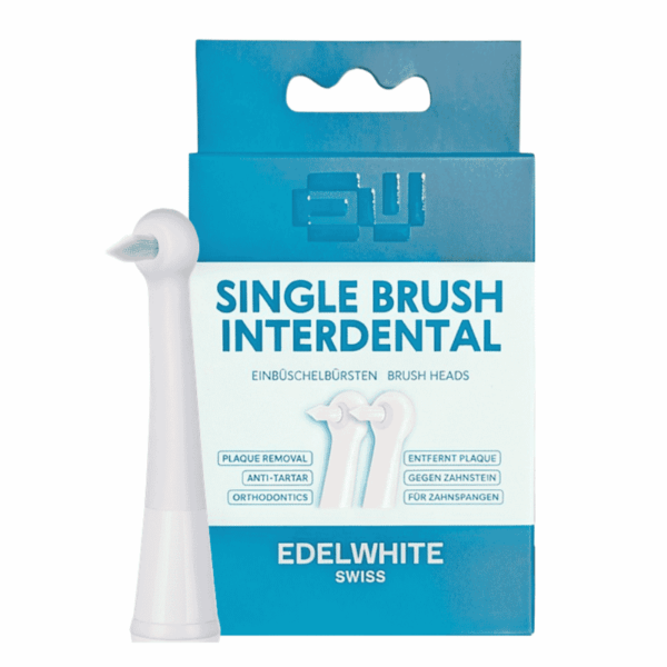 Edelwhite Single Brush Interdental Bürstenköpfe
