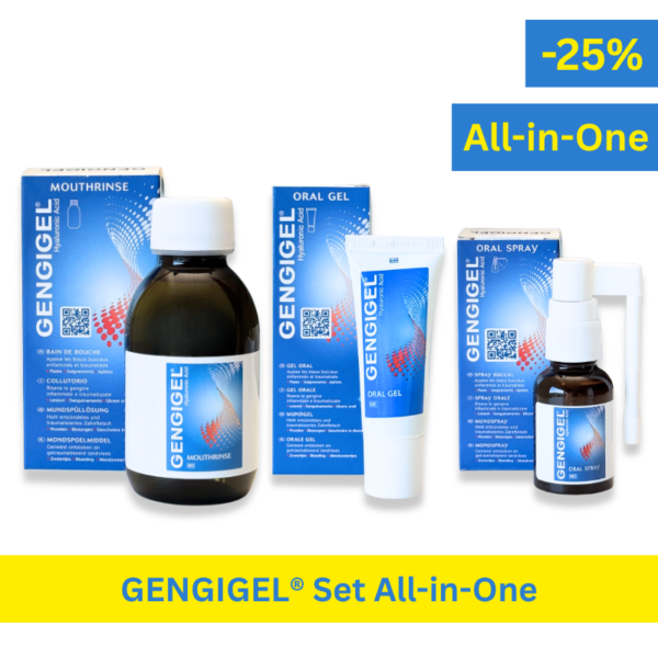 GENGIGEL Set All-in-One Mundspülung Gel Spray